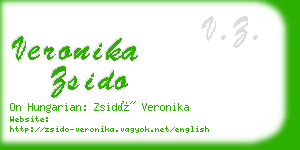 veronika zsido business card